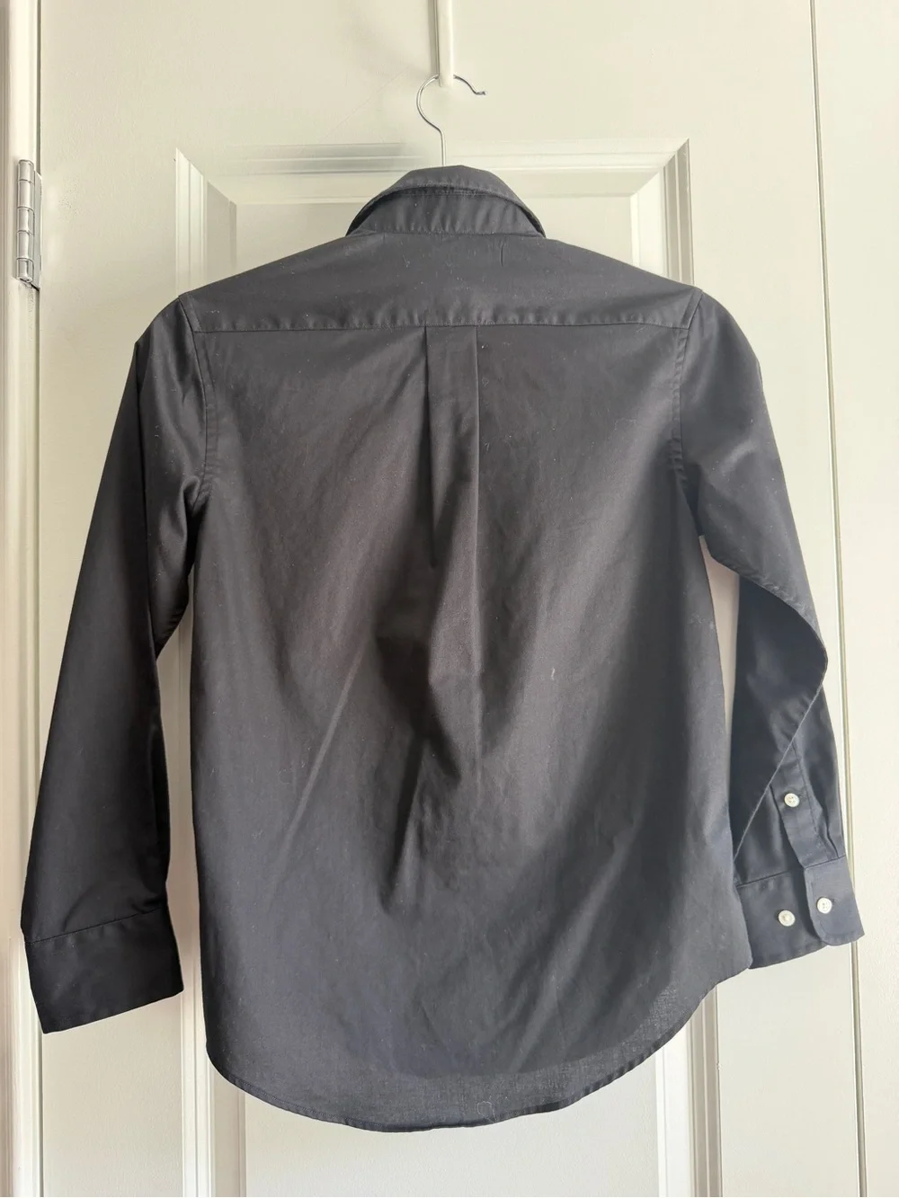 TALLIA Boys Solid Black Dress Shirt size 12